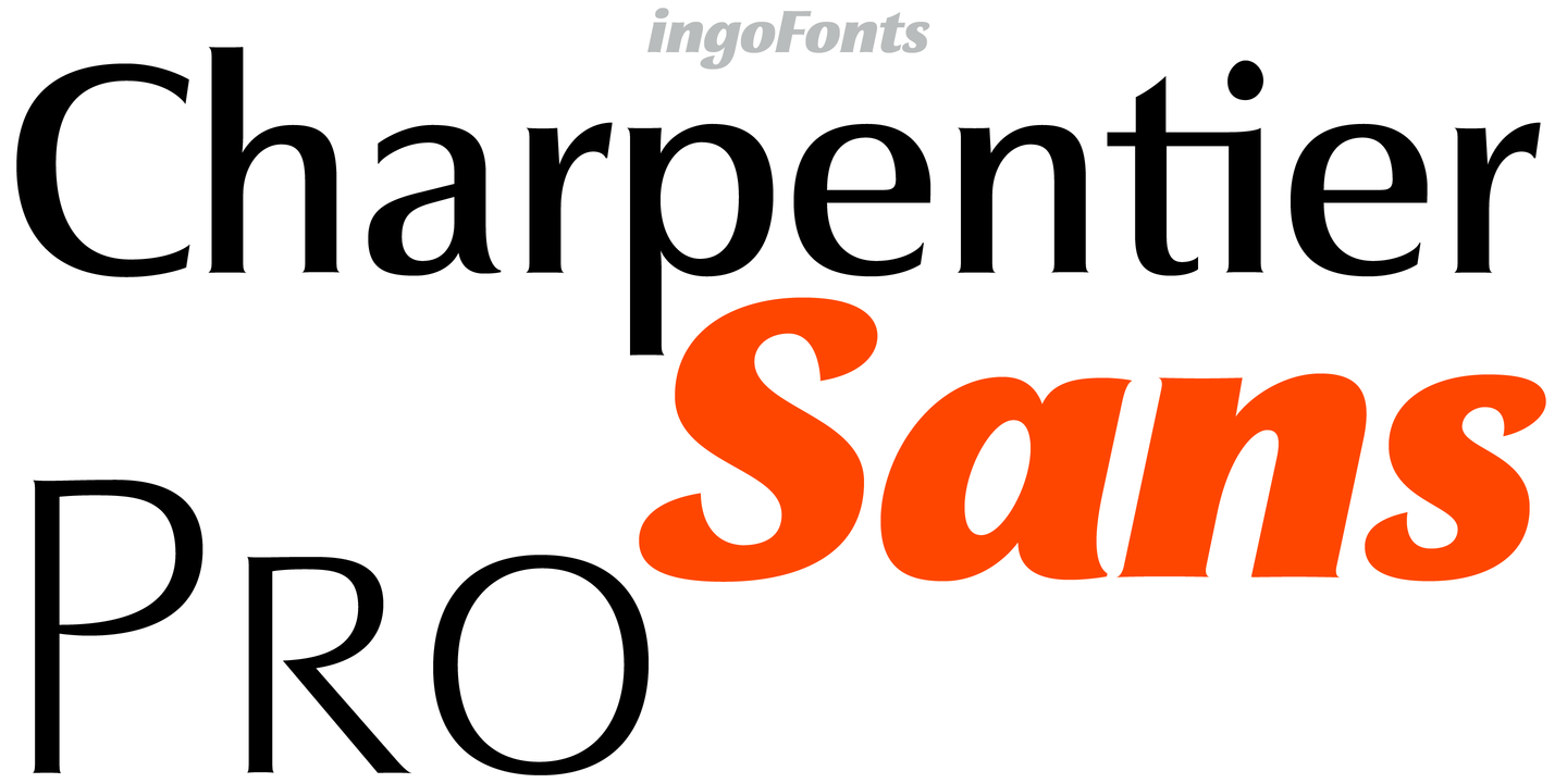 Charpentier Sans Pro Font preview